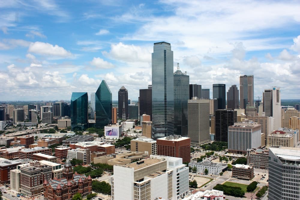 Downtown Dallas skyline